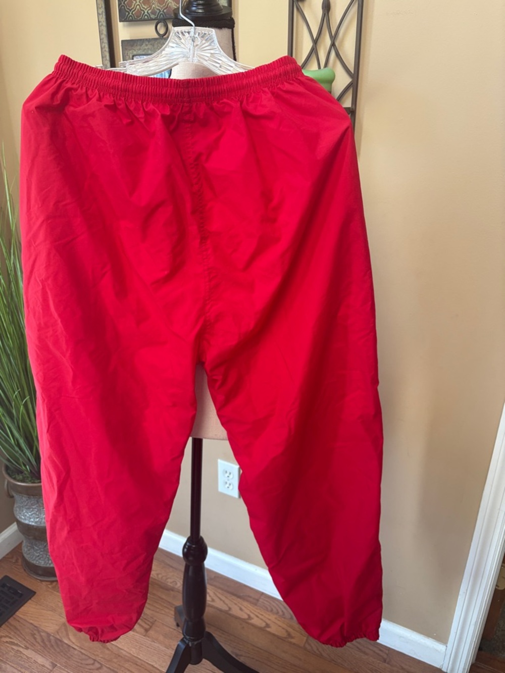 Men's Holloway Red Windbreaker Waterproof Track Pants - Picture 2 of 4